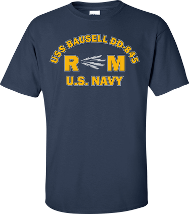 USS BAUSELL DD-845 Rate RM Radioman T-Shirt