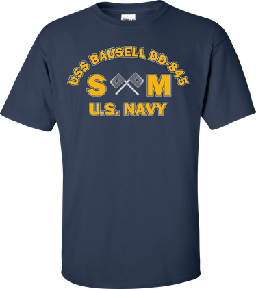 USS BAUSELL DD-845 Rate SM Signalman T-Shirt