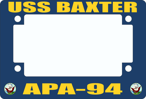 USS Baxter APA-94 Motorcycle Frame