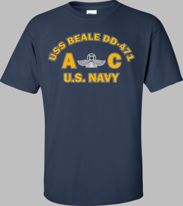 USS BEALE DD-471 Rate AC Air Traffic Controller T-Shirt