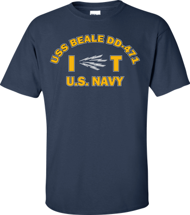 USS BEALE DD-471 Rate IT Information Systems Technician T-Shirt