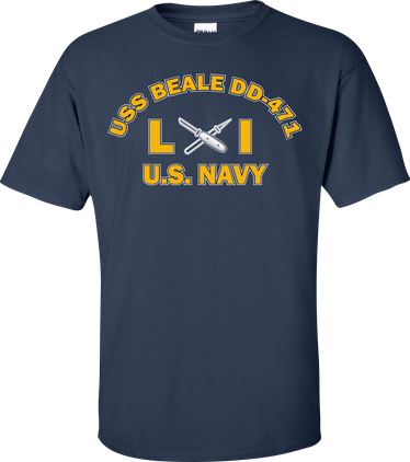 USS BEALE DD-471 Rate LI Lithographer T-Shirt
