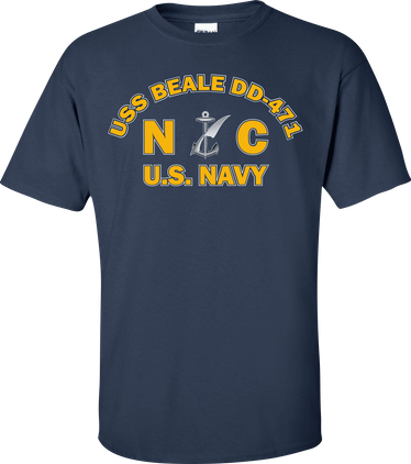 USS BEALE DD-471 Rate NC Counselor T-Shirt