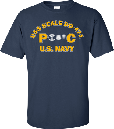 USS BEALE DD-471 Rate PC Postal Clerk T-Shirt
