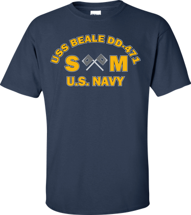 USS BEALE DD-471 Rate SM Signalman T-Shirt