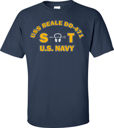 USS BEALE DD-471 Rate ST Sonar Technician T-Shirt