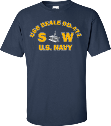USS BEALE DD-471 Rate SW Steelworker T-Shirt