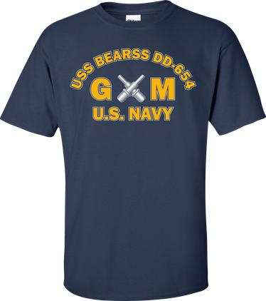 USS BEARSS DD-654 Rate GM Gunners Mate T-Shirt