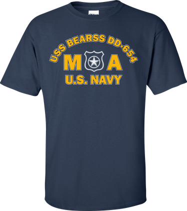 USS BEARSS DD-654 Rate MA Master At Arms T-Shirt