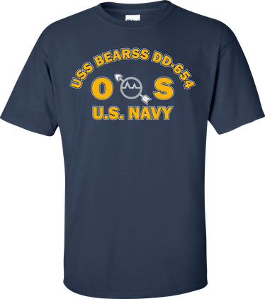 USS BEARSS DD-654 Rate OS Operations Specialist T-Shirt