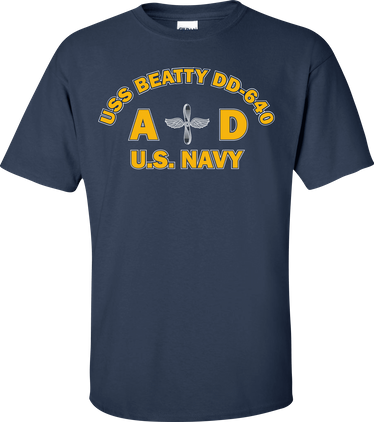 USS BEATTY DD-640 Rate AD Aviation Machinist Mate T-Shirt