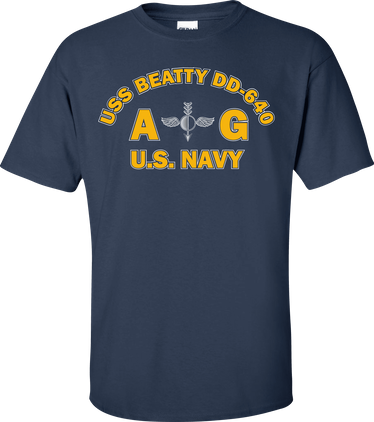 USS BEATTY DD-640 Rate AG Aerographers Mate T-Shirt
