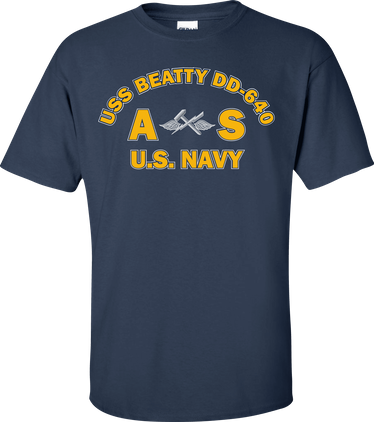 USS BEATTY DD-640 Rate AS Aviation Support Equipment Technician T-Shirt
