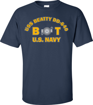 USS BEATTY DD-640 Rate BT Boiler Technician T-Shirt