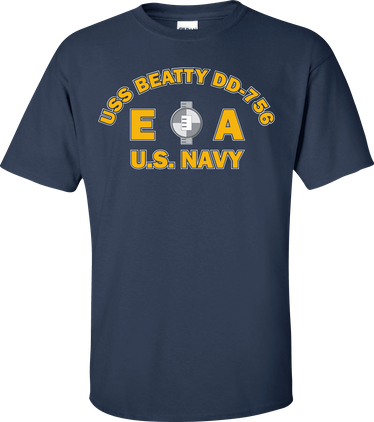 USS BEATTY DD-756 Rate EA Engineering Aide T-Shirt