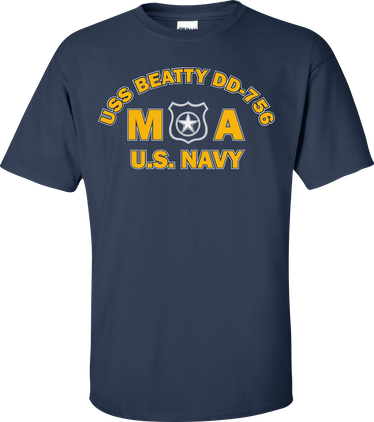 USS BEATTY DD-756 Rate MA Master At Arms T-Shirt