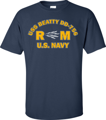 USS BEATTY DD-756 Rate RM Radioman T-Shirt