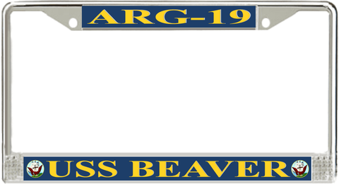 USS Beaver ARG-19 License Plate Frame