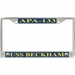 USS Beckham APA-133 License Plate Frame