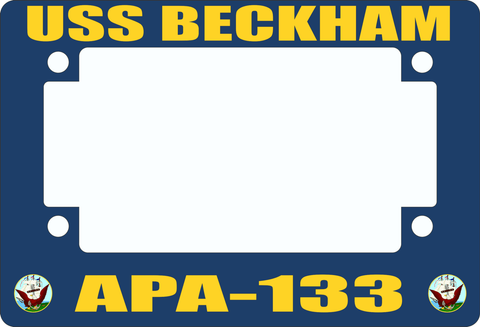 USS Beckham APA-133 Motorcycle Frame