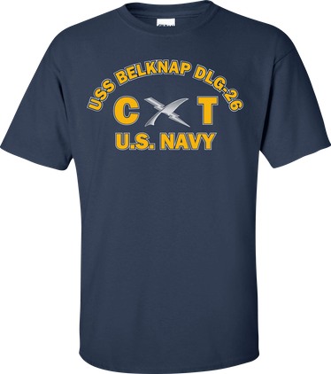 USS BELKNAP DLG-26 Rate CT Cryptologic Technician T-Shirt