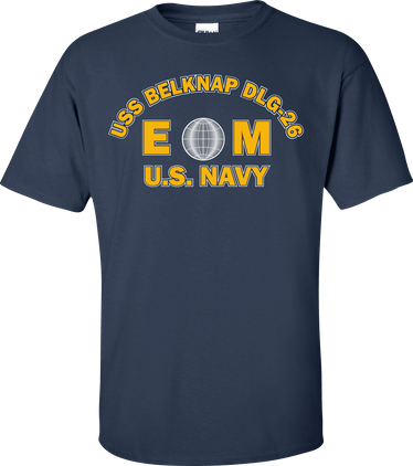 USS BELKNAP DLG-26 Rate EM Electricians Mate T-Shirt