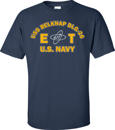 USS BELKNAP DLG-26 Rate ET Electronics Technician T-Shirt