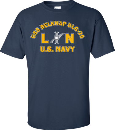 USS BELKNAP DLG-26 Rate LN Legalman T-Shirt