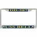 USS Bell DD-587 License Plate Frame