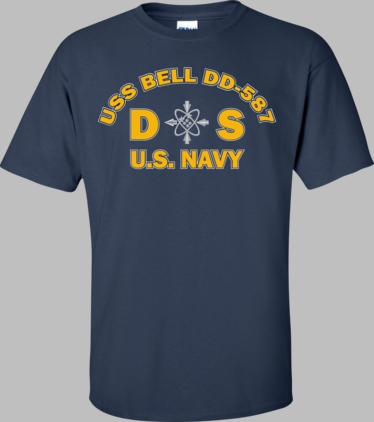 USS BELL DD-587 Rate DS Data Systems Technician T-Shirt