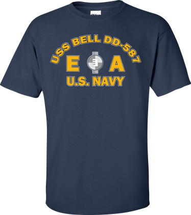 USS BELL DD-587 Rate EA Engineering Aide T-Shirt