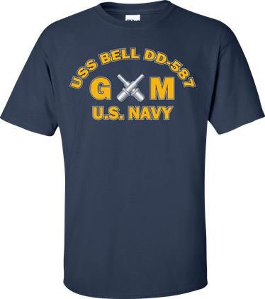 USS BELL DD-587 Rate GM Gunners Mate T-Shirt