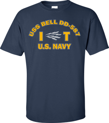 USS BELL DD-587 Rate IT Information Systems Technician T-Shirt