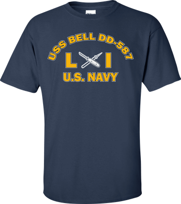 USS BELL DD-587 Rate LI Lithographer T-Shirt