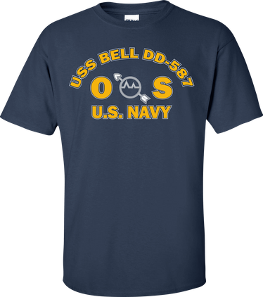 USS BELL DD-587 Rate OS Operations Specialist T-Shirt