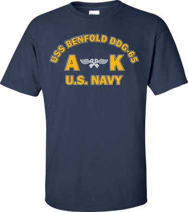 USS BENFOLD DDG-65 Rate AK Aviation Storekeeper T-Shirt