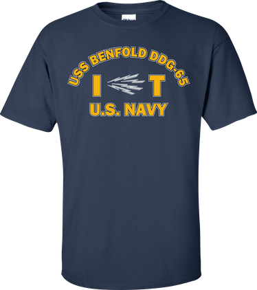 USS BENFOLD DDG-65 Rate IT Information Systems Technician T-Shirt