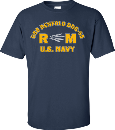 USS BENFOLD DDG-65 Rate RM Radioman T-Shirt
