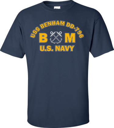 USS BENHAM DD-796 Rate BM Boatswains Mate T-Shirt