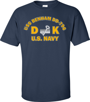 USS BENHAM DD-796 Rate DK Disbursing Clerk T-Shirt