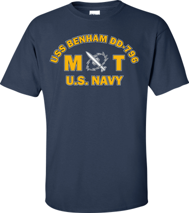 USS BENHAM DD-796 Rate MT Missile Technician T-Shirt
