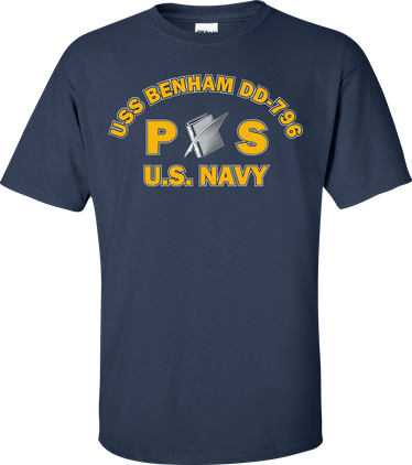 USS BENHAM DD-796 Rate PS Personnelman T-Shirt