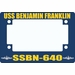 USS Benjamin Franklin SSBN-640 Motorcycle Frame