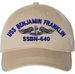 USS Benjamin Franklin SSBN-640 with Dolphins Unstructured Dad Cap