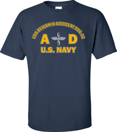 USS BENJAMIN STODDERT DDG-22 Rate AD Aviation Machinist Mate T-Shirt