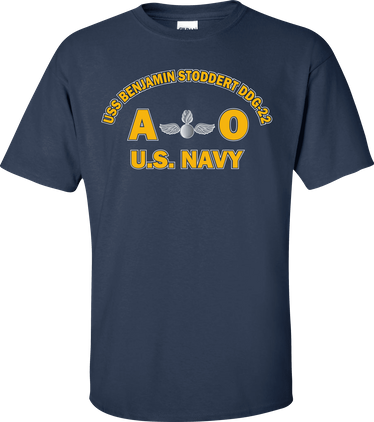 USS BENJAMIN STODDERT DDG-22 Rate AO Aviation Ordnanceman T-Shirt