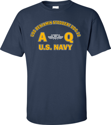 USS BENJAMIN STODDERT DDG-22 Rate AQ Aviation Fire Control Technician T-Shirt