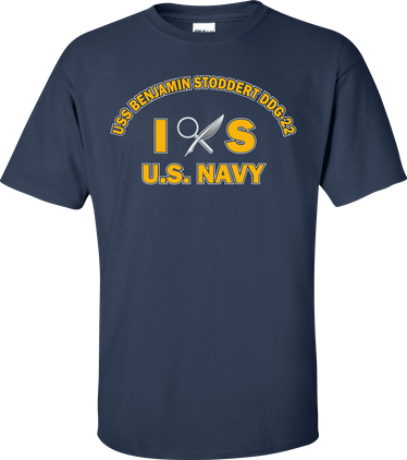 USS BENJAMIN STODDERT DDG-22 Rate IS Intelligence Specialist T-Shirt