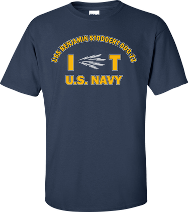 USS BENJAMIN STODDERT DDG-22 Rate IT Information Systems Technician T-Shirt