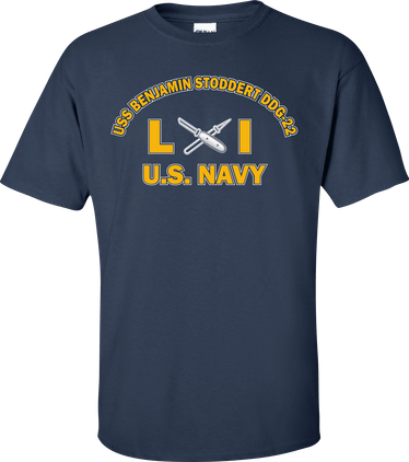 USS BENJAMIN STODDERT DDG-22 Rate LI Lithographer T-Shirt
